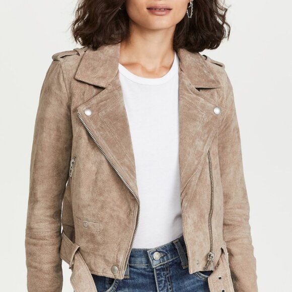 BLANKNYC Suede Jacket - Sand Stoner - Picture 1 of 7